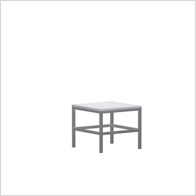 NewYork steel lounge 50 x 50 weiß schraeg
